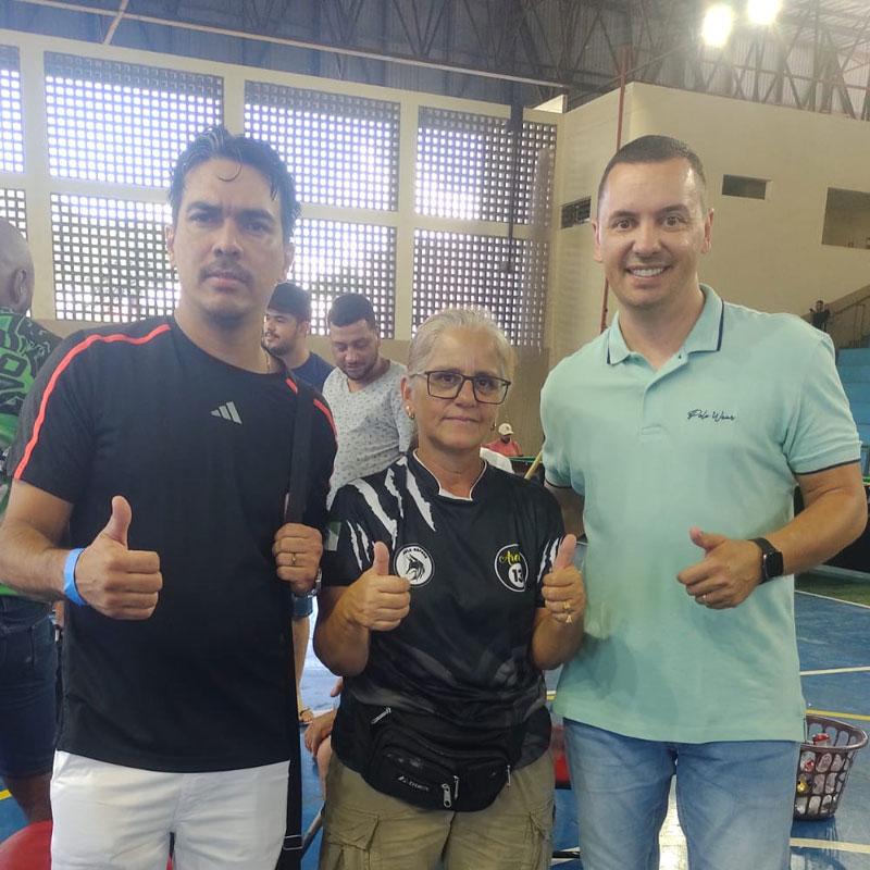 Magno. Paula Raposo e Vinícius Dir esportes Cambé Pr